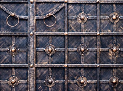 iron door
