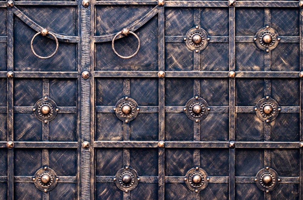 iron door